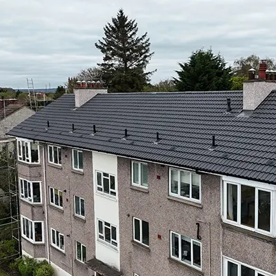 Greenwood Court, Glasgow - Commercial Roofing Case Study